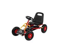 Kart à pédales Retro rouge Jaune G