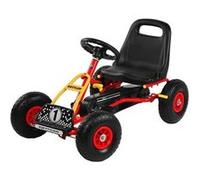 Kart à pédales Retro rouge Jaune G