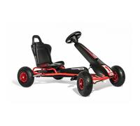 Ferbedo Go AR 8R 112012 Gokart/Kart en Noir/Rouge avec Volant sonore et pneus à air à partir de 5 à 11 Ans