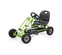Kart à Pédales Vert Lightning pour Enfants - Amusement et Aventure en Plein Air