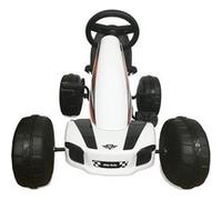 Milly Mally Kart à pédales Viper Sportif pour enfants Blanc
