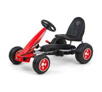 Milly Mally Kart à pédales Viper sportif pour enfants Rouge