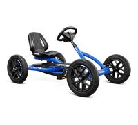 BERG Buddy Blue | Kart à pédales dès 3 Ans | Design Sportif | Pneus Tout-Terrain Robustes | Siège réglable | Conduite Stable et sécurisée | Idéal pour l’extérieur
