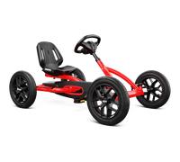 BERG Buddy Redster | Kart à pédales dès 3 Ans | Design Sportif Rouge | Pneus Tout-Terrain Robustes | Siège réglable | Conduite Stable et sécurisée | Idéal pour l’extérieur