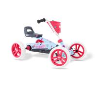 BERG Buzzy Bloom | Kart à pédales Enfant 2 Ans | Pneus EVA Ultra-Silencieux Anti-crevaison | Siège réglable | Transmission directe | Stabilité 4 Roues sûre pour Jouet extérieur premières Sorties