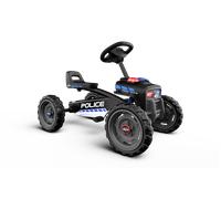 BERG Buzzy Police | Kart à pédales Enfant 2 Ans | Pneus EVA Ultra-Silencieux Anti-crevaison | Siège réglable | Transmission directe | Stabilité sûre 4 Roues pour Jouet extérieur