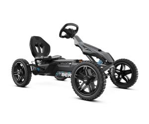 Kart avec suspensions et pneus tout-terrain Rally DRT Black 3 vitesses