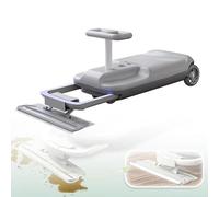 Kart De Nettoyage Électrique pour Enfants, Mini-Kart De Nettoyage à Balai à Monter Soi-Même, Mini-Kart De Rangement Intégré, Kart De Nettoyage Rétractable à Vitesse Variable,Grey