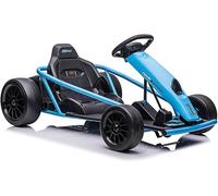 Kart Électrique Enfant Drift 24V 2x300W, Vitesse Réglable 8-13km/h, Batterie Longue Durée, Sécurité Renforcée, Expérience De Drift Ludique pour Enfants De 8 à 12 Ans