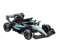 AIYAPLAY Kart Électrique Enfants 12V, Télécommande, LED, 3-5 Ans, Noir | Go Kart Mercedes-AMG PETRONAS F1, 2 Moteurs, Suspension Arrière, Démarrage Progressif, 3 Vitesses, Musique et Klaxon
