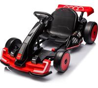 Kart électrique pour enfants Audi - Batterie 24V - 5 à 12 ans - avec fonction drift - Rouge