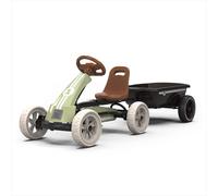 Kart Enfant À Pédales Avec Remorque - De 2 À 5 Ans - Jeu Exterieur Vert TU