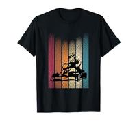 Kart Rétro Motorsport Piste De Karting Conduite De Karting T-Shirt