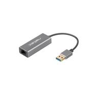 Natec Adaptateur Cricket USB 3.2 Gen 1 (3.1 Gen 1) Type-A Ethernet RJ45 1 Go Noir
