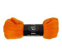 Kartehuset laine Merino21 microns orange 100 grammes par bulbe Orange G
