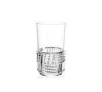 Kartell 01512B4 Verre à Long Drink, Plastique, Cristal, 8,5 x 8,5 x 15 cm