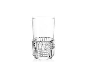 Kartell 01512B4 Verre à Long Drink, Plastique, Cristal, 8,5 x 8,5 x 15 cm