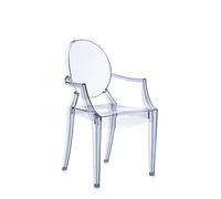 Kartell 04852/J5 Louis Ghost Chaise, 2 pièces, Bleu Ciel