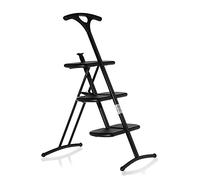 Kartell 0700048 Tiramisù, Escabeau, Gris fancé métallisé, Gris