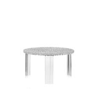 Kartell 08500B4 T-Table Furniture, Gris/Transparent, 60 x 60 x 28 cm