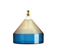 Kartell 1550GB Boîte de Rangement, Thermoplastique Technique, Jaune/Bleu, 27 x 25 cm