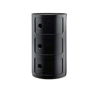 commode 496709 meuble de rangement componibili (noir)