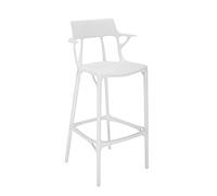Kartell A.I. Stool Recycled, Tabouret, Blanc, H 108 cm