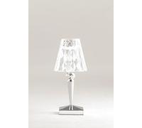 Kartell Battery, Lampe de Table, Chrome