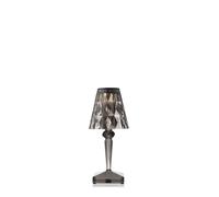 Kartell Battery Transparent Akku Tischleuchte, fumé