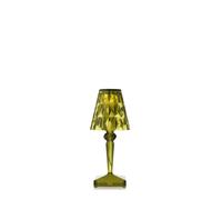 Kartell Battery Transparent Akku Tischleuchte, green