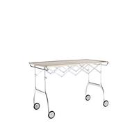 Kartell Battista, Chariot, Chrome Crème