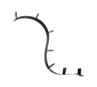 KARTELL bibliothque murale BOOKWORM 3,20 m (Noir - PVC color dans la masse flame retardant)