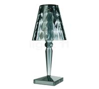 Kartell Big Battery, Lampe de table, Bleu clair, Batterie à intensité variable, Intérieur / Extérieur