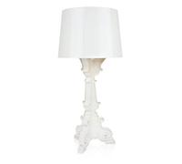 Kartell Bourgie, Lampe de Table, Blanc / Or, 36.83 x 36.83 x 68.58 cm, Version Dimmable