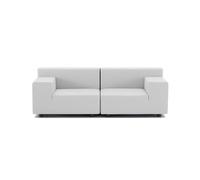 KARTELL canapé 2 places PLASTICS DUO TECH FABRIC 176 cm (Blanc - Faux cuir)