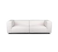 KARTELL canapé 2 places PLASTICS DUO XL 228 cm (Blanc - Tissu Nilo)