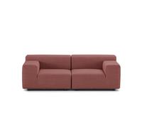 KARTELL canapé 2 places pour l'extérieur PLASTICS OUTDOOR 176 cm (Burgundy - Tissu acrylique)