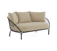 Kartell Canapé de jardin Hiray 162x85cm beige lxHxP 162x86x85cm
