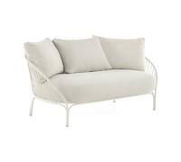 Kartell Canapé de jardin Hiray 162x85cm blanc lxHxP 162x86x85cm