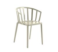 Kartell Chaise empilable Venice, Designer Philippe Starck, 51x75x51 cm