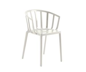 Kartell Chaise empilable Venice, Designer Philippe Starck, 75x51x51 cm