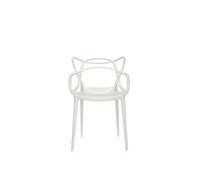Kartell Chaise Masters - Philippe Starck - Blanc - Avec accoudoirs - Lot de 2