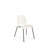 Kartell Chaise Maui - blanc zinc - noir