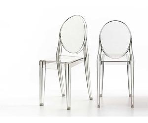 Kartell Chaise Victoria Ghost, Designer Philippe Starck, 38x90x47 cm