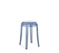 Kartell Charles Ghost, Lot de 2 tabourets, H 46 cm, Bleu poudré