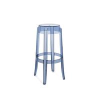 Kartell Charles Ghost, Lot de 2 tabourets, H 75 cm, Bleu poudré