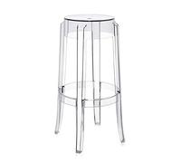 Kartell Charles Ghost Tabouret h.75 cm Transparent Cristal