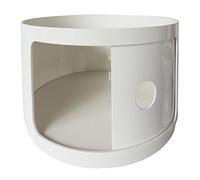 Kartell Table De Chevet Componibili À Un Élément (Pas De Couverture) (Blanc 4955 - Abs) Blanc