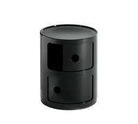 Kartell Componibili 2 - Conteneur Noir/matière Plastique ABS