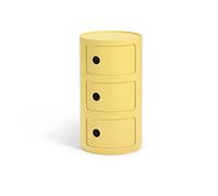 Kartell Componibili Bio, Meuble Conteneur 3 éléments, Jaune